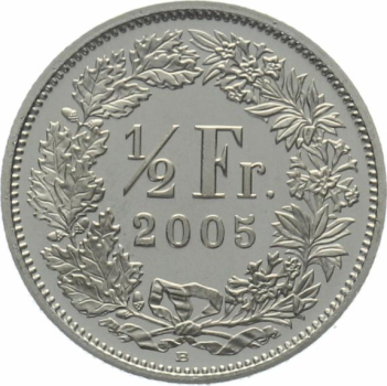 1/2 Franken 2005 B